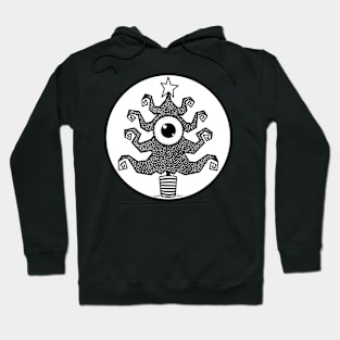 Big Eyed Christmas Tree Monster Hoodie